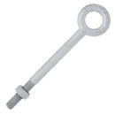 one inch x twelve inch chicago galvanized regular eyebolt