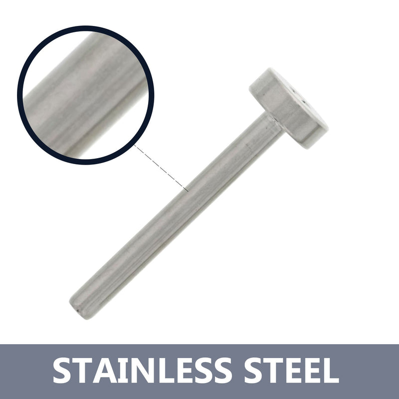 one eighth inch stainless steel hand swage dome coating