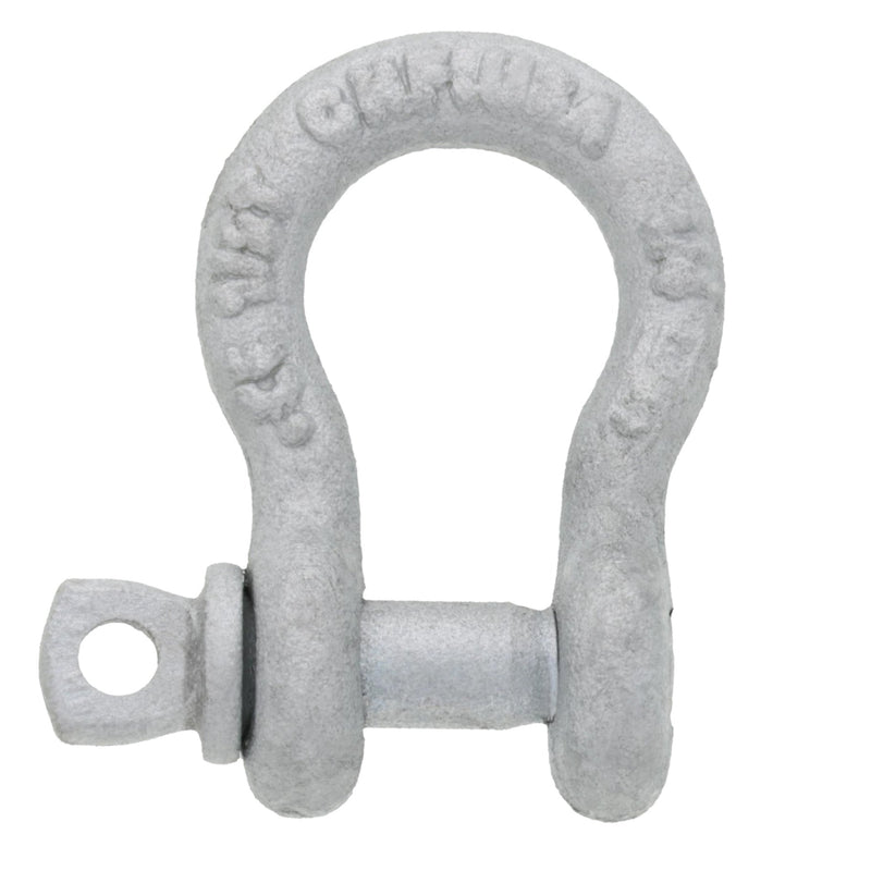 1/4" Chicago Hardware Hot Dip Galvanized Screw Pin Anchor Shackle