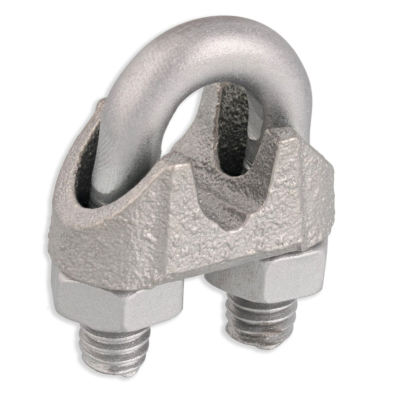 1/4" Zinc Plated Malleable Wire Rope Clip