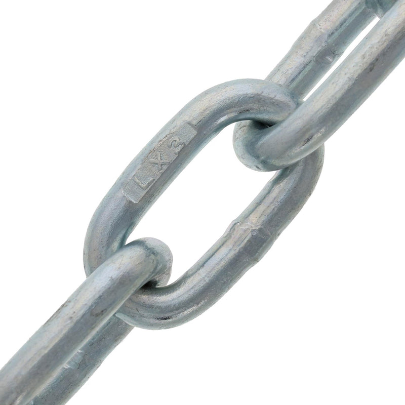 quarter inch ninety foot grade thirty proof coil chain zinc plated thirteen hundred pounds alt 2
