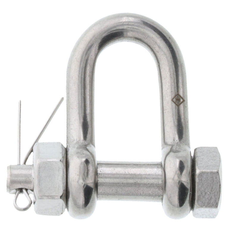 1/4" Stainless Steel Safety Chain Shackle