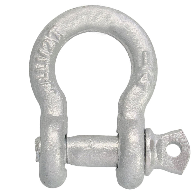 1/4 in., 1/2 ton, Galvanized Screw Pin Anchor Shackle