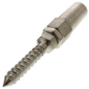 1/4" Stainless Steel Swageless Lag Stud