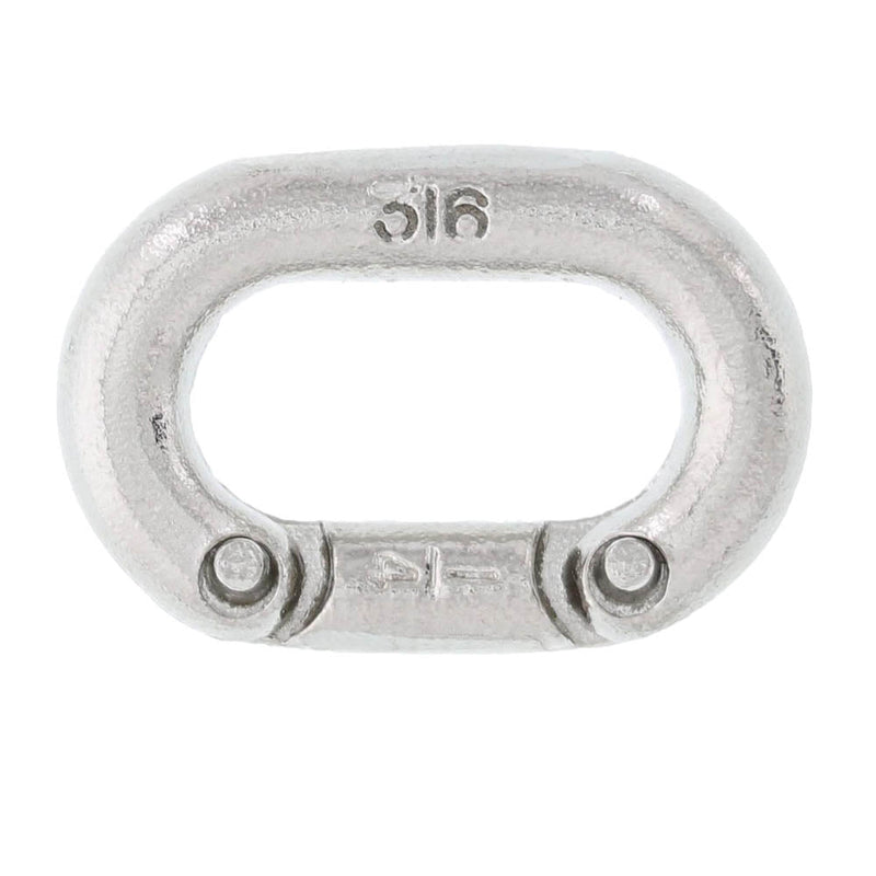 1/4" Type 316 Stainless Steel Connecting Links