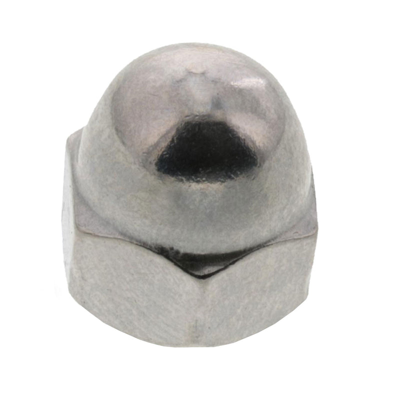 1/4" - 20 TPI, Type 316, Stainless Steel Dome Nut