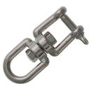 1/4" Stainless Steel Jaw x Eye Swivel