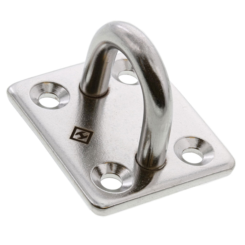1/4" Stainless Steel Square Pad Eye
