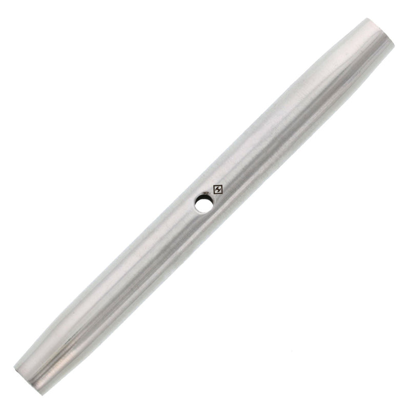 1/4" x 3-3/4" Stainless Steel Pipe Style Turnbuckle Body