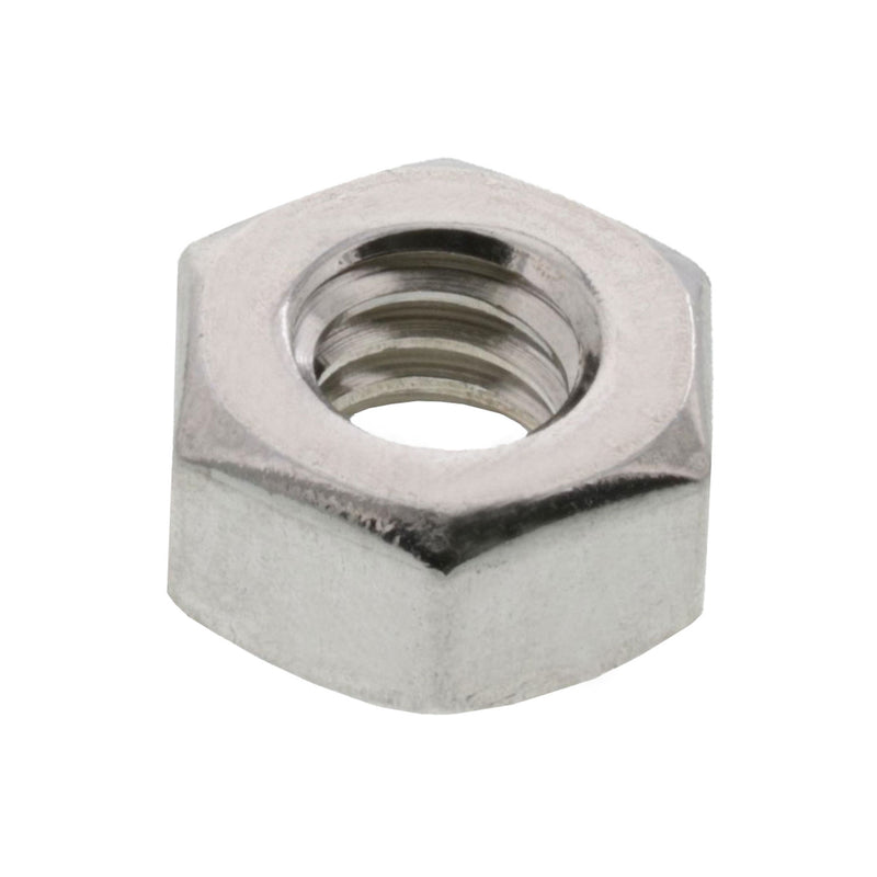 1/4" - 20 TPI,  Stainless Steel Right Hand UNC Hex Nuts (D)