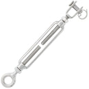 1/4" x 2-3/4" Stainless Steel Jaw x Eye Turnbuckle