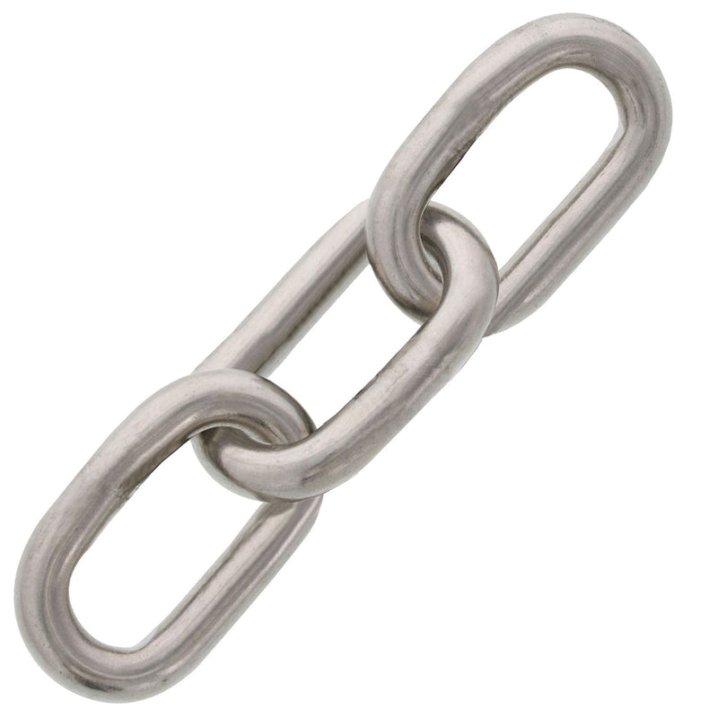 1/8" Type 316, Stainless Steel Chain (Sold Per Foot)