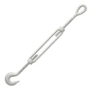 Quarter Inch X 4 Inch Hook Eye Turnbuckle Opened