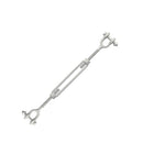 Quarter Inch X 4 Inch Jaw Jaw Turnbuckle Opened