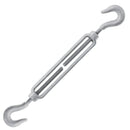 1/4" x 4" Chicago Hardware Hot Dip Galvanized Hook x Hook Turnbuckle