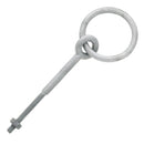 1/4" x 4" Chicago Hardware Drop Forged Hot Dip Galvanized Regular Ring Eye Bolt