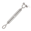 1/4" x 4" Stainless Steel Jaw x Eye Turnbuckle