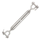 1/4" x 4" Stainless Steel Jaw x Jaw Turnbuckle