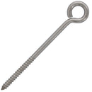 1/4" x 4" Stainless Steel Lag Eye Bolt