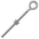1/4" x 4" Stainless Steel Plain Eye Bolt