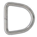1/4" x 1-9/16" Stainless Steel D Ring
