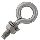 1/4" x 1" Stainless Steel Plain Eye Bolt