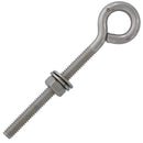 1/4" x 3" Stainless Steel Plain Eye Bolt