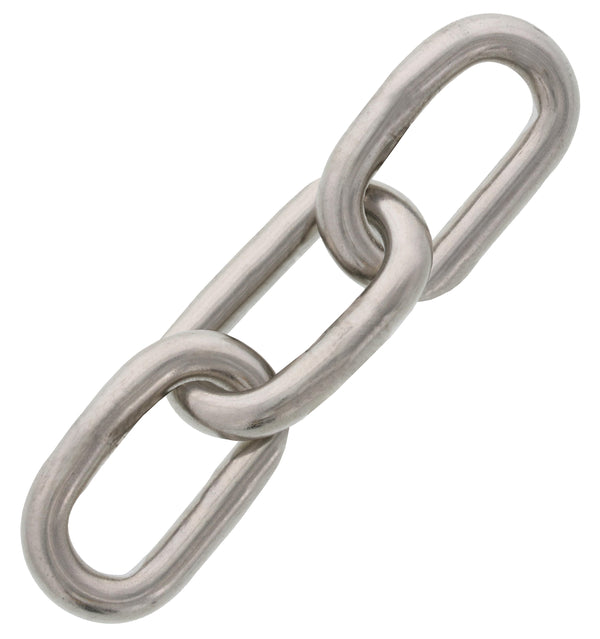 1/8" Type 304, Stainless Steel Chain (Sold Per Foot)#Size_1/8"