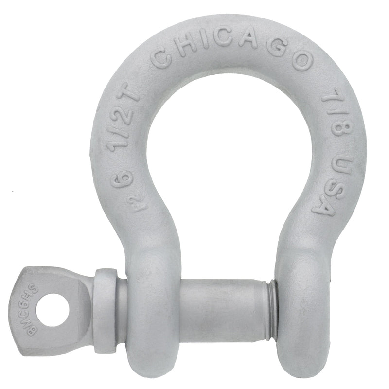 7/8" Chicago Hardware Hot Dip Galvanized Screw Pin Anchor Shackle