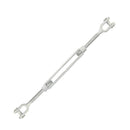 Seven Eighths Inch X 18 Inch Jaw Jaw Turnbuckle Opened