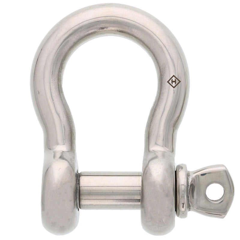 7/8 in., 9878 lb, Type 316 Stainless Steel Screw Pin Anchor Shackle