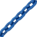 7/16" x 5' Tyler Tool Hardened Alloy Hex Shape Anti-Theft Chain, Blue
