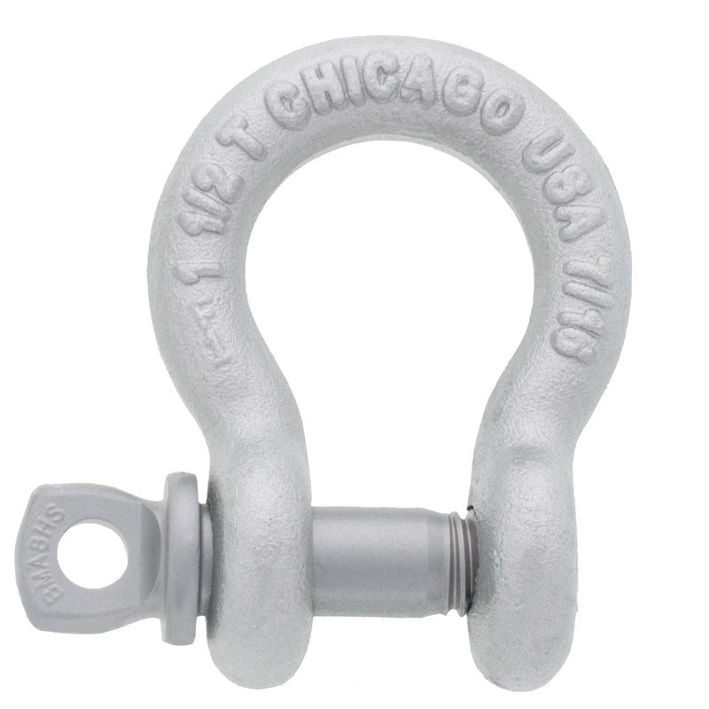 7/16" Chicago Hardware Hot Dip Galvanized Screw Pin Anchor Shackle