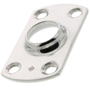 7/8" Tubing, 90 Degree Stainless Steel Rectangular Flat Base for Welding