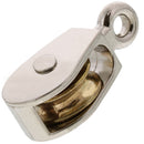 1/8" Line x 3/4" Diameter Light Duty Fixed Eye Single Pulley