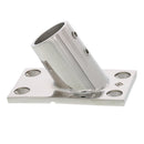 7/8" Tubing, 60 Degree Stainless Steel Rectangular Concave Base