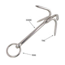 stainless steel grapnel anchor terminology graphic