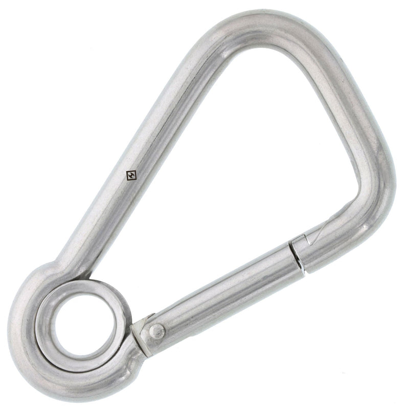 7/16" Stainless Steel Snap Link With Eyelet, Style 2
