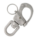 stainless steel swivel eye snap shackle closed