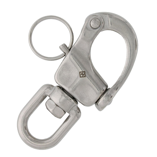 stainless steel swivel eye snap shackle closed