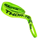 THOR-TEX USA 1 Ply 4" x 10' Eye x Eye Polyester Web Lifting Sling, Tapered Eyes