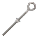 3/8" X 6" Stainless Steel Welded Eye Bolt