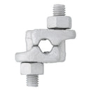 3/8" Hot Dip Galvanized Double Saddle Clip