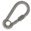 Stainless Spring Snap Links with Safety Nut