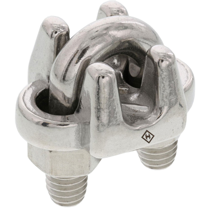 3/8" Type 316, Stainless Steel Cast Wire Rope Clip
