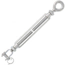 3/8" x 4-7/8" Stainless Steel Jaw x Eye Turnbuckle