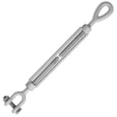 3/8" X 6" Galvanized Jaw & Eye Turnbuckle