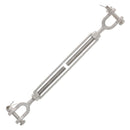 3/8" x 6" Stainless Steel Jaw x Jaw Turnbuckle