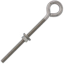 3/8" x 6" Stainless Steel Plain Eye Bolt