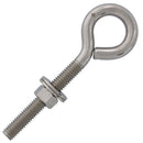 3/8" x 3" Stainless Steel Plain Eye Bolt